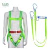 Dây đai toàn thân 2 móc sắt dây bẹ giảm xóc ( xanh )