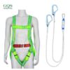 Dây đai toàn thân 2 móc sắt dây thừng giảm xóc ( xanh )