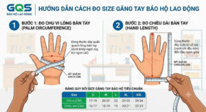 Cách Đo Size Găng Tay Bảo Hộ Lao Động.