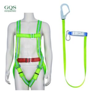 Dây đai toàn thân 1 móc sắt dây bẹ giảm xóc ( xanh )
