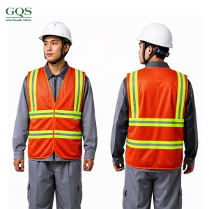 ÁO LƯỚI PHẢN QUANG KIỂU 3M MÀU CAM