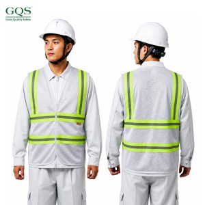 ÁO LƯỚI PHẢN QUANG KIỂU 3M MÀU XÁM