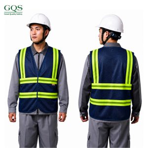 ÁO LƯỚI PHẢN QUANG KIỂU 3M MÀU XANH NAVY
