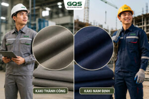 So sánh vải Kaki Thành Công và Kaki Nam Định