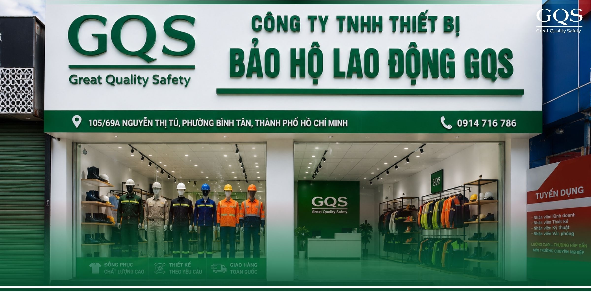 Bảo hộ lao động GQS chuyên phân phối đồ bảo hộ lao động giá sỉ