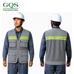 ÁO GHILE KỸ SƯ 3 DÂY KÉO MÀU XÁM