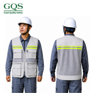 ÁO GHILE KỸ SƯ 3 DÂY KÉO MÀU XÁM NHẠT