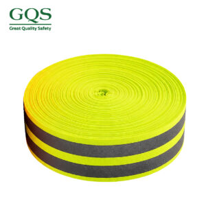 DÂY PHẢN QUANG VẢI MÀU XANH CHUỐI 2 SỌC 5 CM