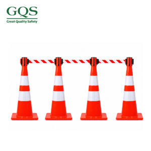 CUỘN DÂY KÉO ĐỎ TRẮNG GẮN TRÊN ĐỈNH CỌC TIÊU GIAO THÔNG